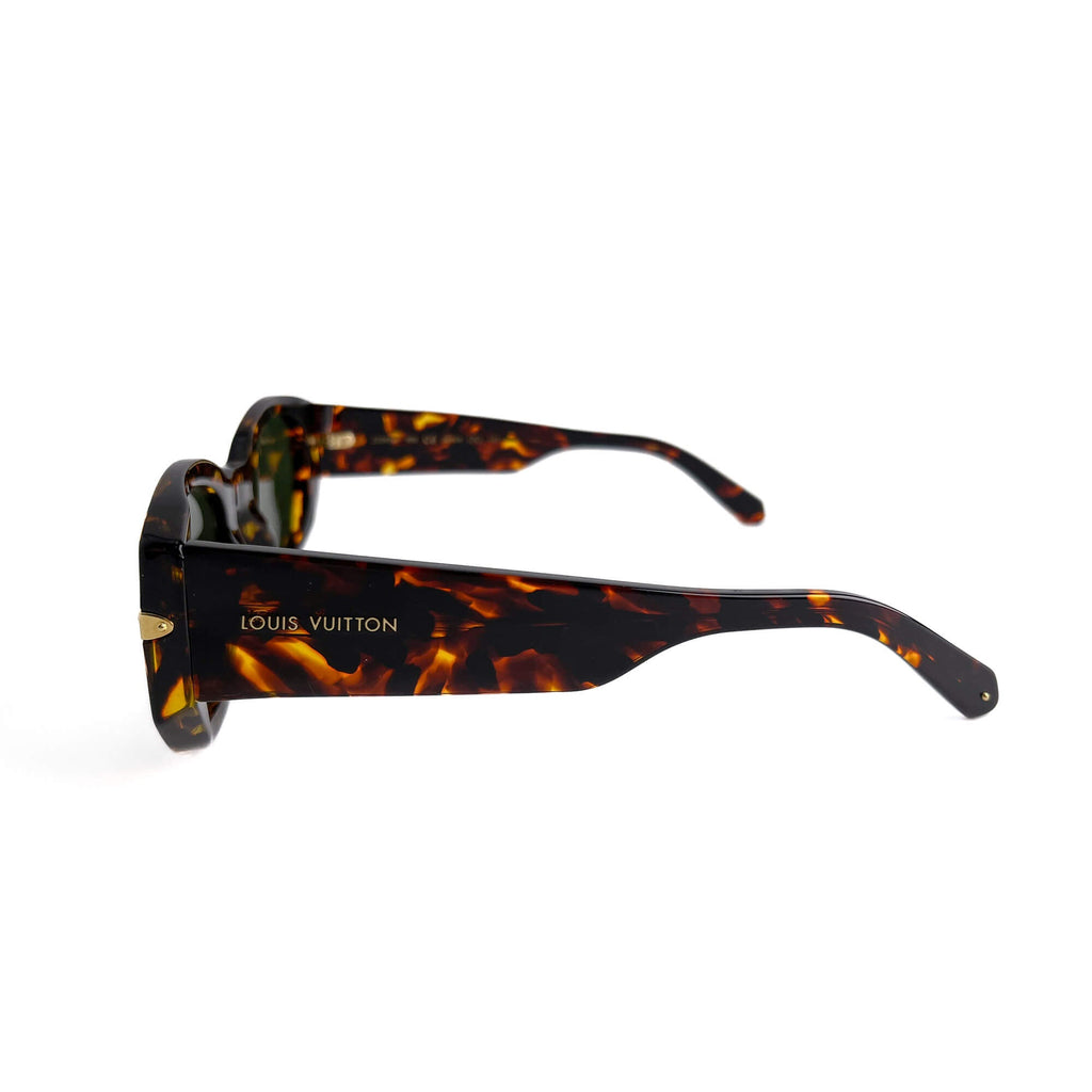 Second hand Louis Vuitton Cat Eye Sunglasses Acetate Brown - Tabita Bags