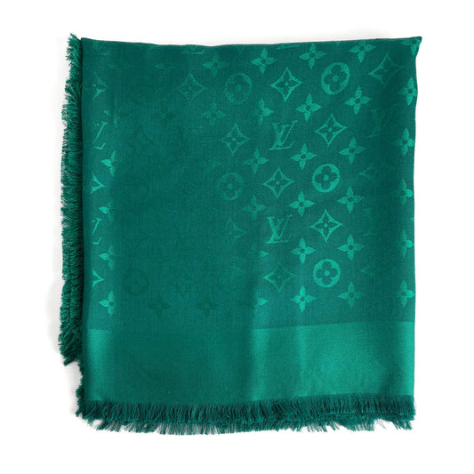 Second hand Louis Vuitton Classic Wool & Silk Foulard Monogram - Tabita Bags