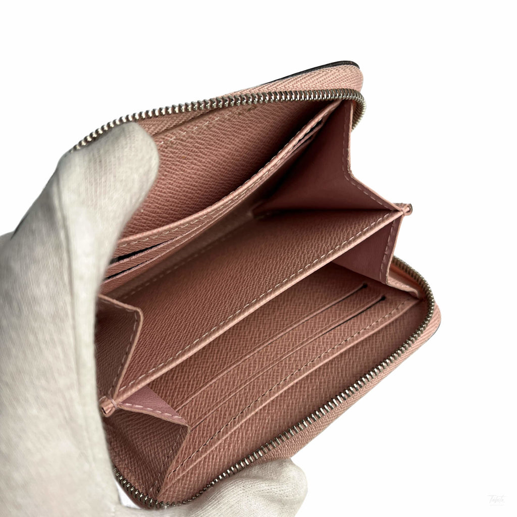 Second hand Louis Vuitton Compact Epi Leather Wallet Pink - Tabita Bags