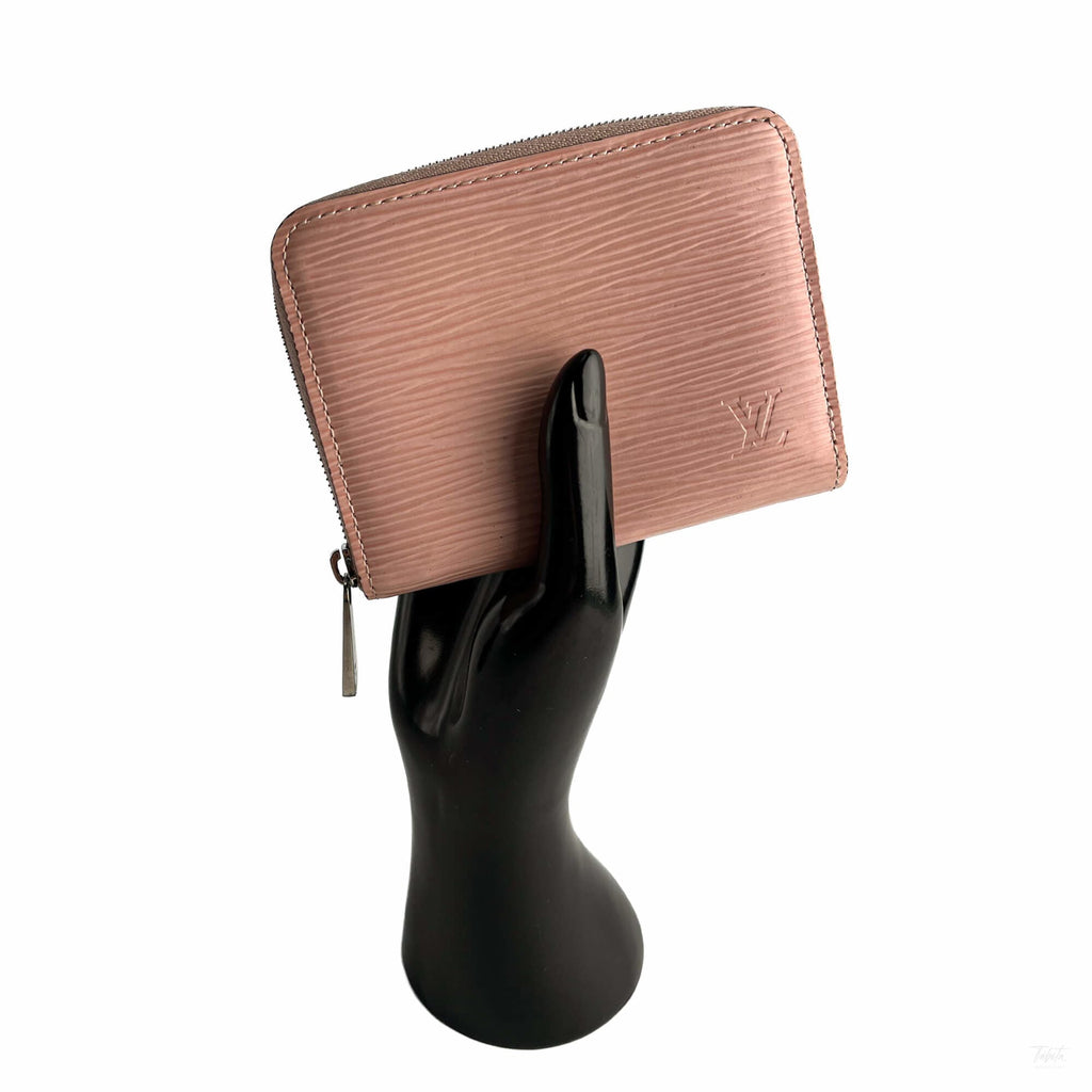 Second hand Louis Vuitton Compact Epi Leather Wallet Pink - Tabita Bags