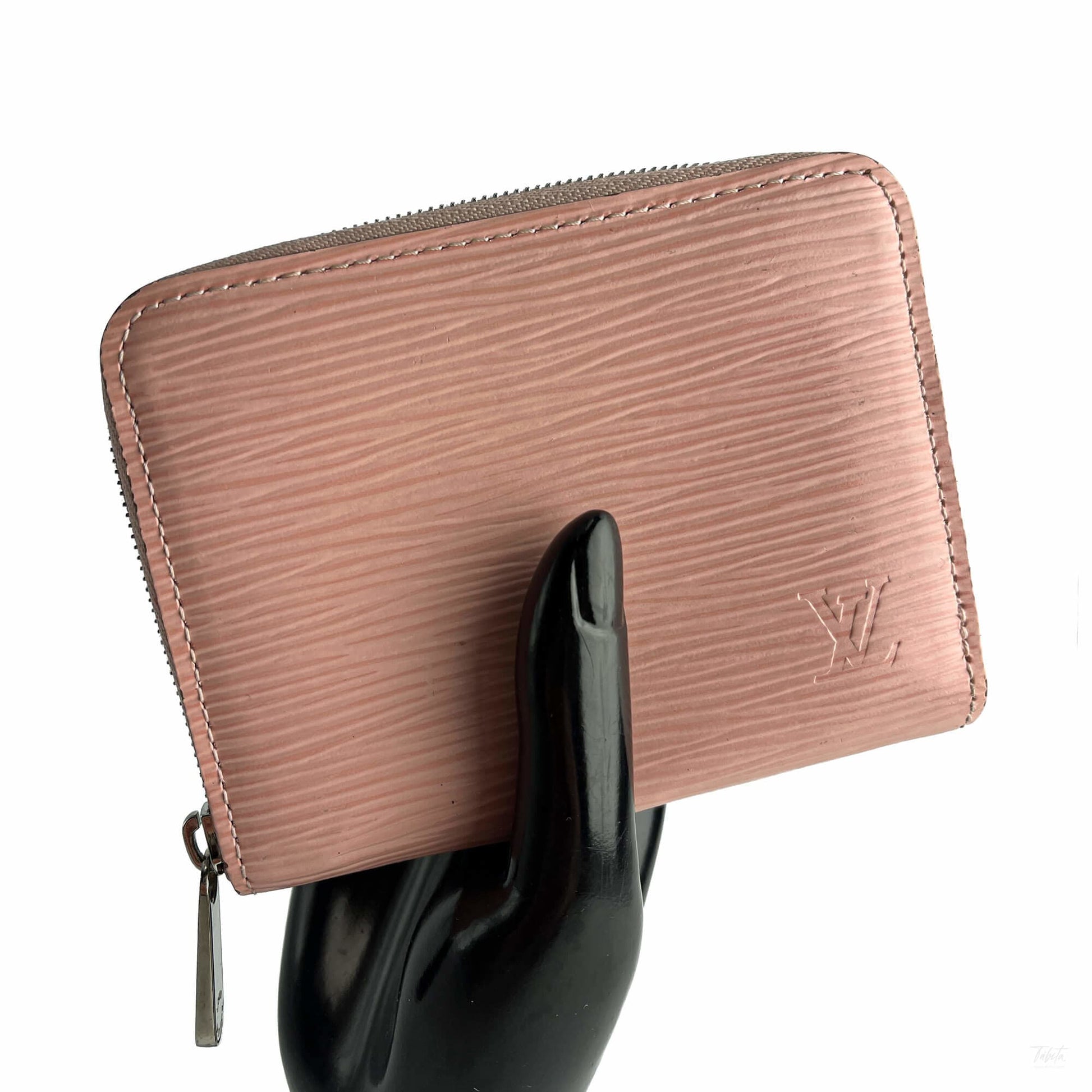 Second hand Louis Vuitton Compact Epi Leather Wallet Pink - Tabita Bags