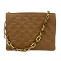 Second hand Louis Vuitton Coussin PM Empreinte Leather 3 - Ways Messenger Bag Camel - Tabita Bags
