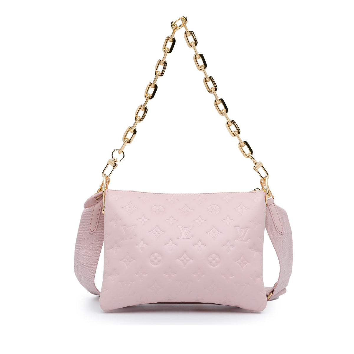 Second hand Louis Vuitton Coussin PM Empreinte Leather 3 - Ways Messenger Bag Pink - Tabita Bags