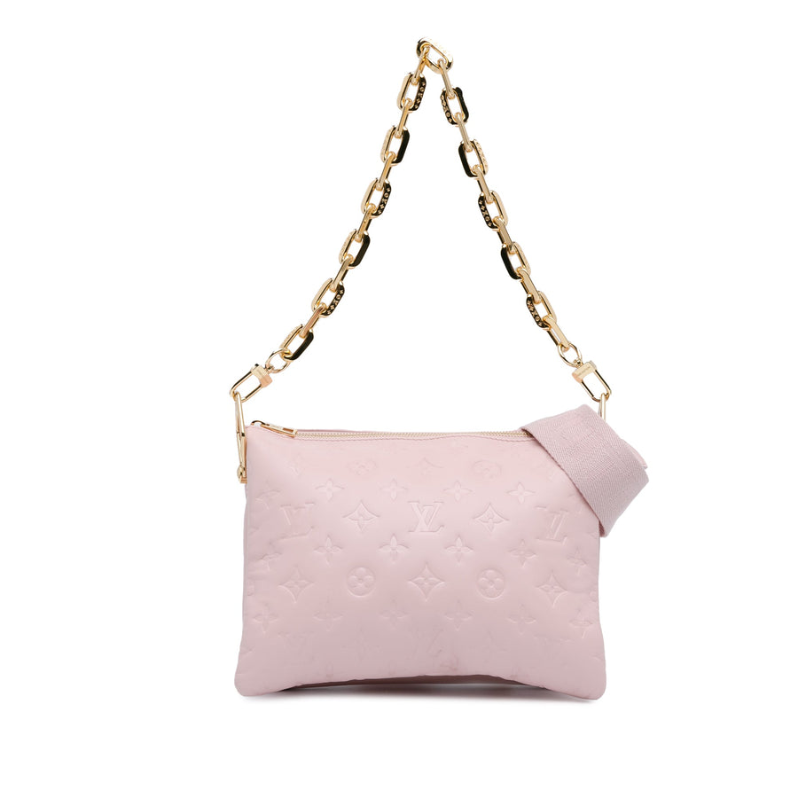 Second hand Louis Vuitton Coussin PM Empreinte Leather 3 - Ways Messenger Bag Pink - Tabita Bags