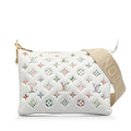 Second hand Louis Vuitton Coussin PM Monogram Garden Leather Crossbody White - Tabita Bags
