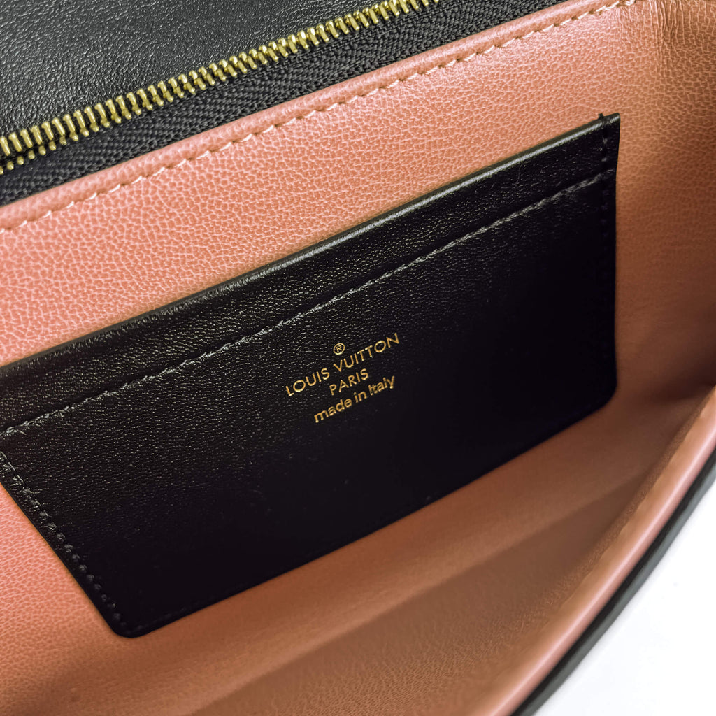 Second hand Louis Vuitton Coussin Pochette Embossed Monogram Leather 3 - Ways Messenger Crossbody Black - Tabita Bags