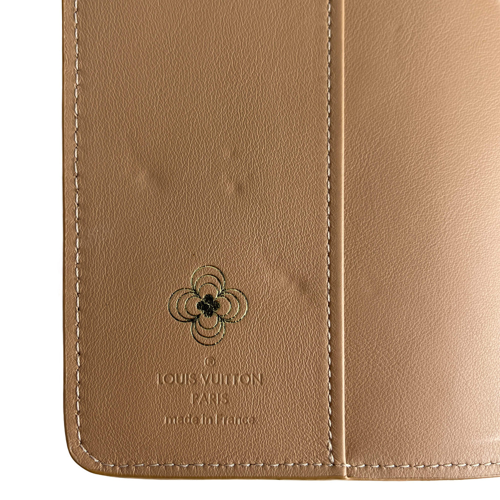 Second hand Louis Vuitton Cover Notebook GM Leather Empreinte Agenda Cover Beige - Tabita Bags