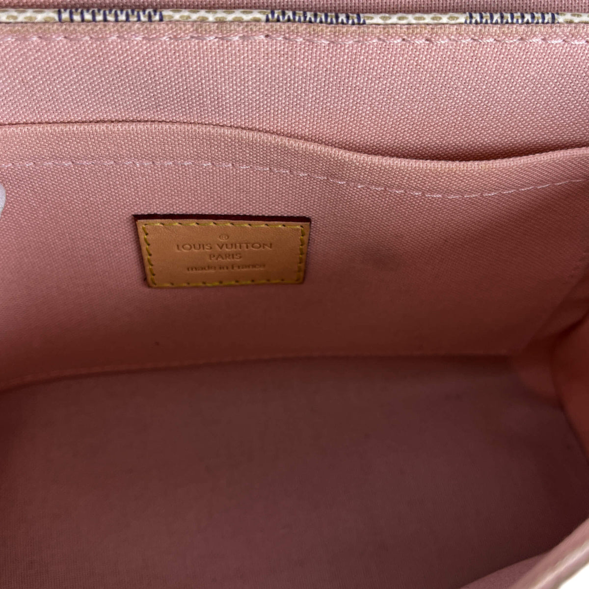 Second hand Louis Vuitton Croisette Canvas 2 - Ways Top - handle Crossbody Damier Azur - Tabita Bags
