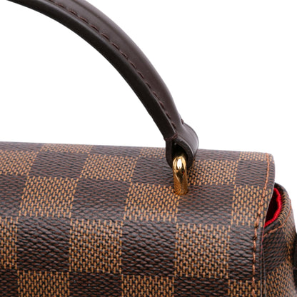 Second hand Louis Vuitton Croisette Canvas 2 - Ways Top - handle Crossbody Damier Ebene - Tabita Bags