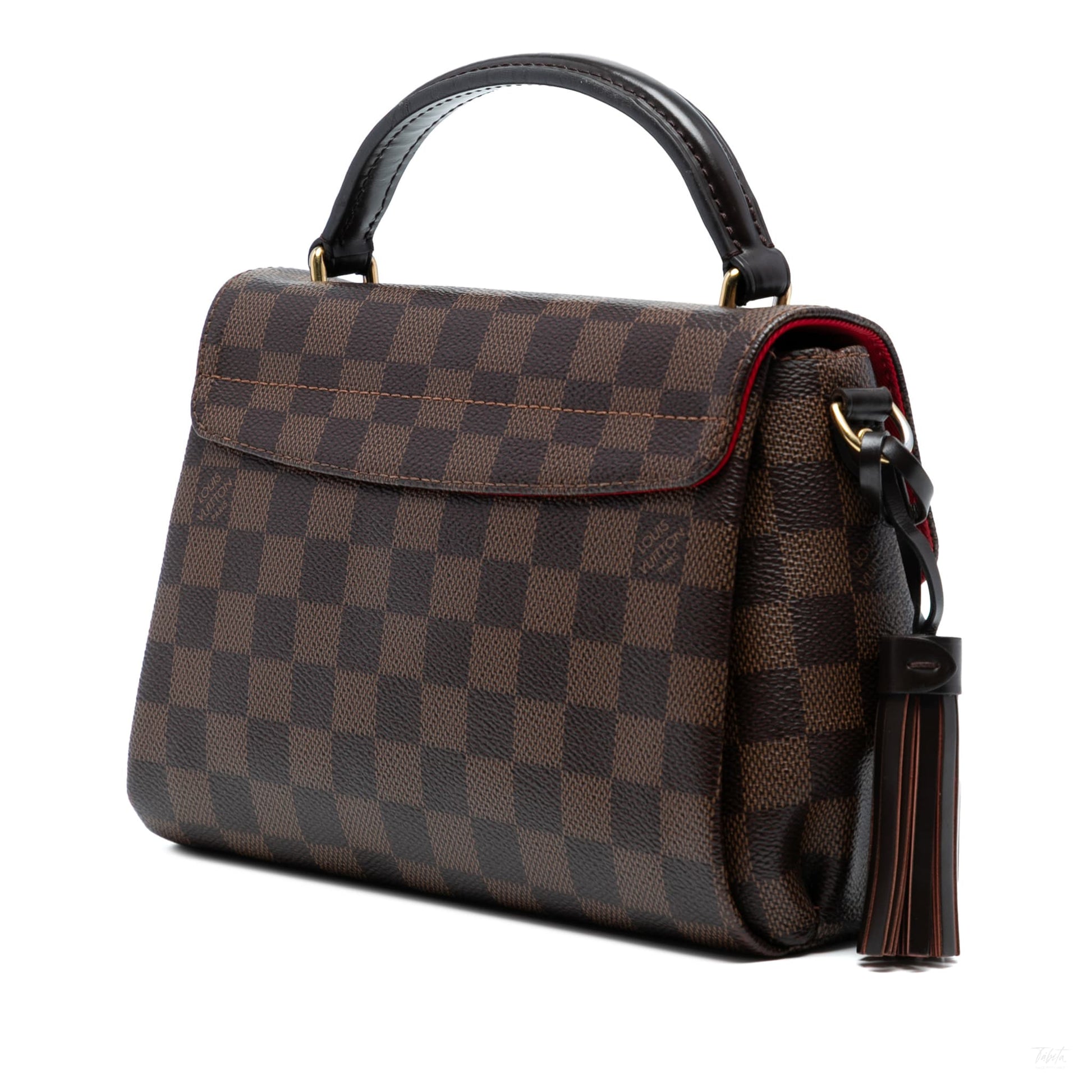 Second hand Louis Vuitton Croisette Canvas 2 - Ways Top - handle Crossbody Damier Ebene - Tabita Bags