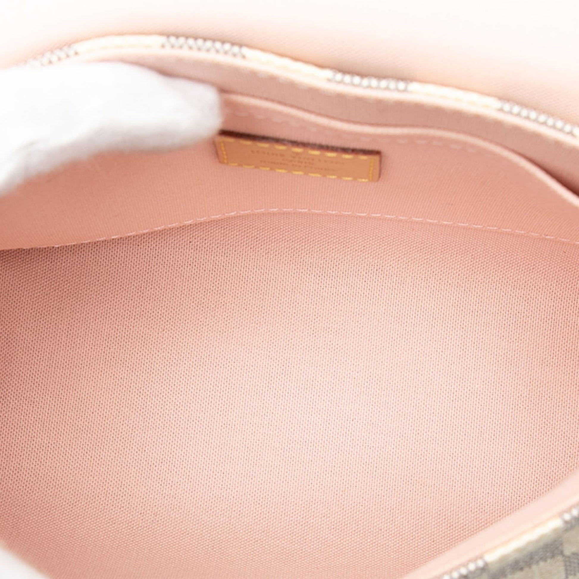 Second hand Louis Vuitton Croisette Canvas Top - handle Crossbody Damier Azur - Tabita Bags