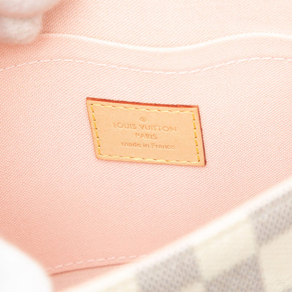 Second hand Louis Vuitton Croisette Canvas Top - handle Crossbody Damier Azur - Tabita Bags