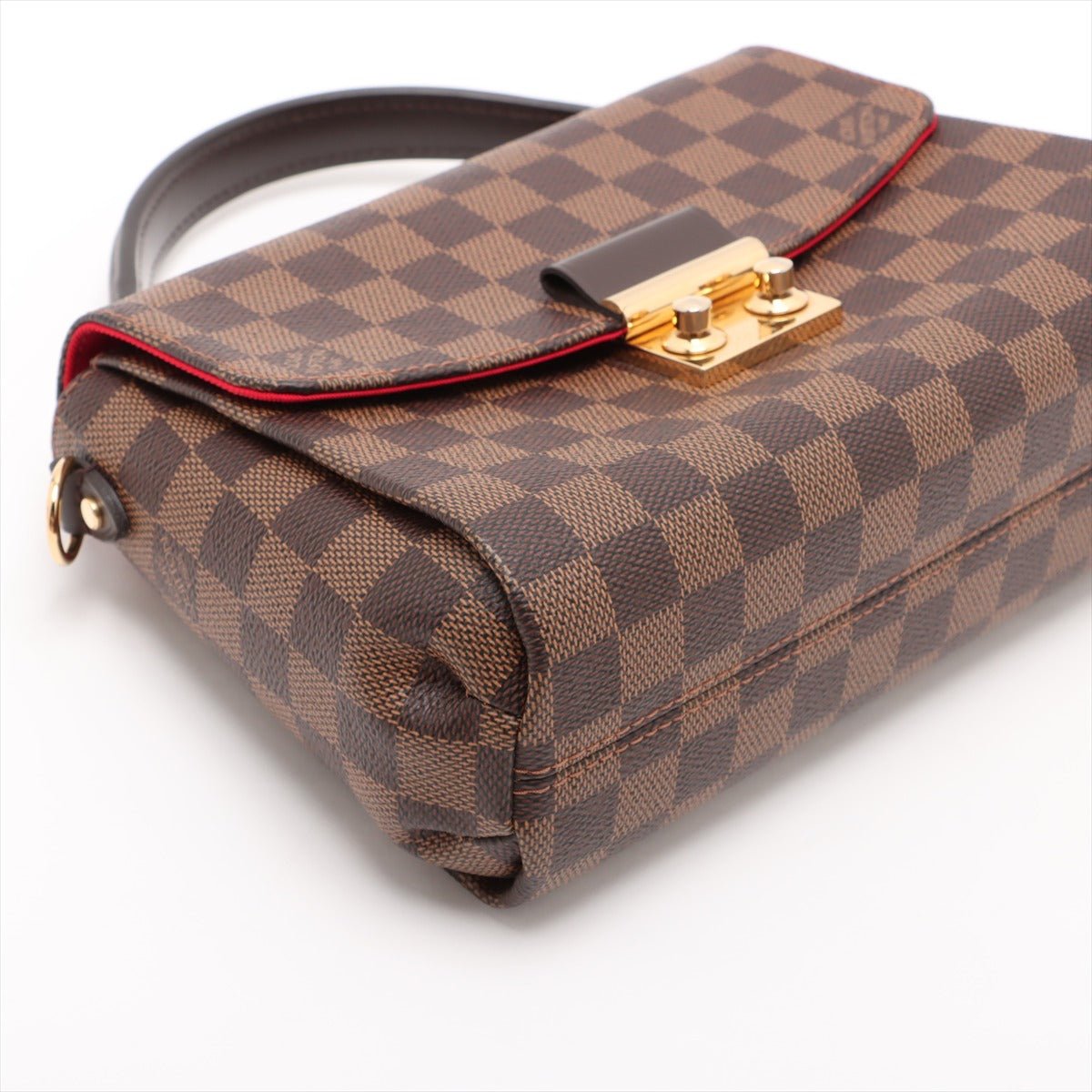 Second hand Louis Vuitton Croisette Canvas Top-handle Crossbody Damier Ebene - Tabita Bags