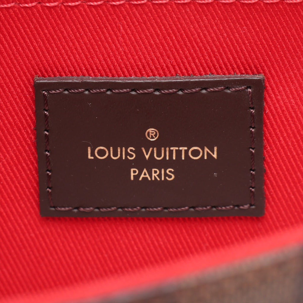 Second hand Louis Vuitton Croisette Canvas Top-handle Crossbody Damier Ebene - Tabita Bags