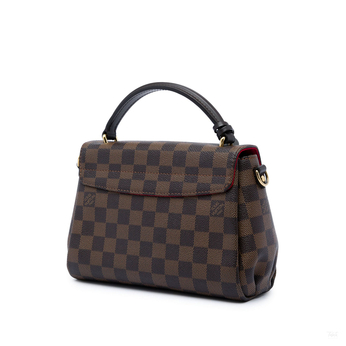 Second hand Louis Vuitton Croisette Canvas Top-handle Crossbody Damier Ebene - Tabita Bags