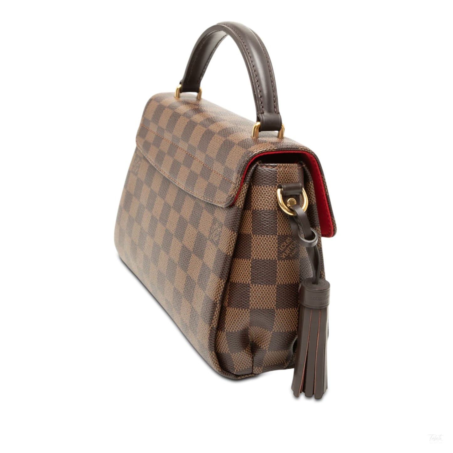 Second hand Louis Vuitton Croisette Canvas Top - handle Crossbody Damier Ebene - Tabita Bags
