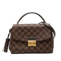 Second hand Louis Vuitton Croisette Canvas Top-handle Crossbody Damier Ebene - Tabita Bags
