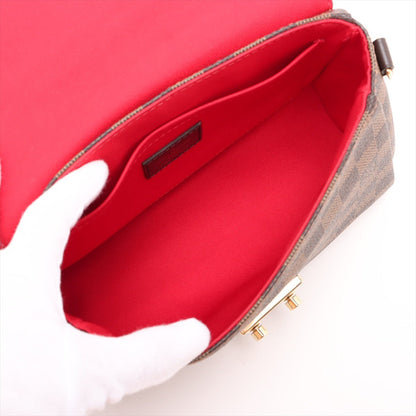 Second hand Louis Vuitton Croisette Canvas Top-handle Crossbody Damier Ebene - Tabita Bags