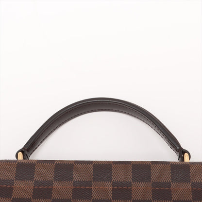Second hand Louis Vuitton Croisette Canvas Top-handle Crossbody Damier Ebene - Tabita Bags