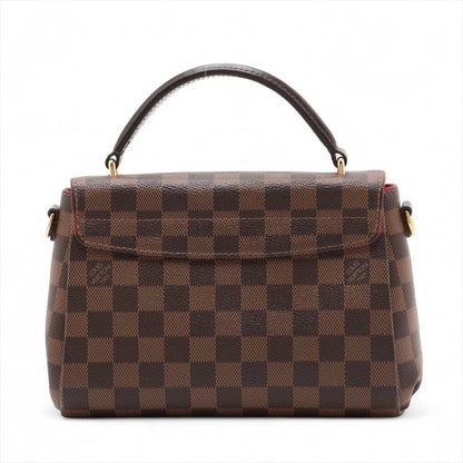 Second hand Louis Vuitton Croisette Canvas Top-handle Crossbody Damier Ebene - Tabita Bags