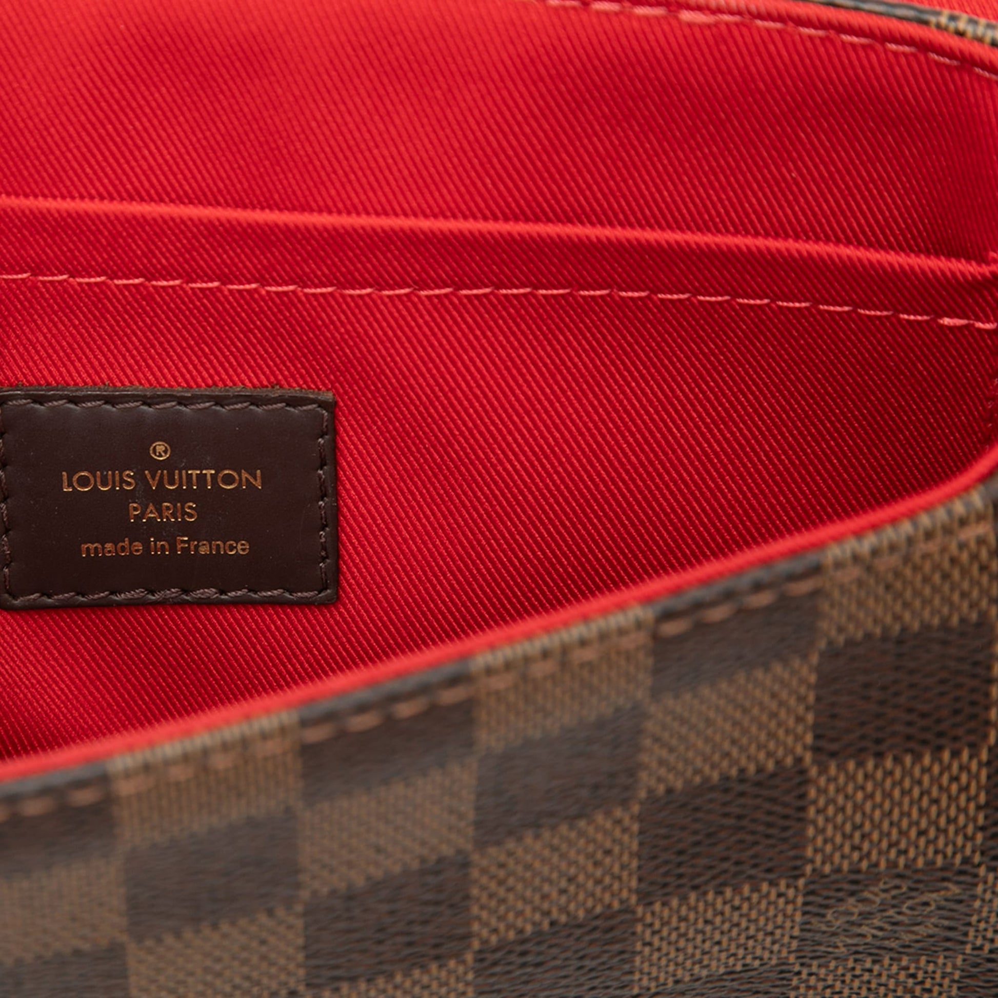 Second hand Louis Vuitton Croisette Canvas Top - handle Crossbody Damier Ebene - Tabita Bags