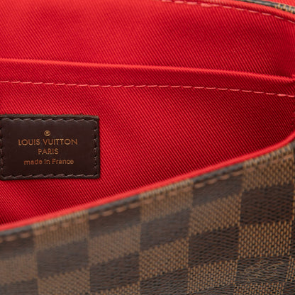 Second hand Louis Vuitton Croisette Canvas Top - handle Crossbody Damier Ebene - Tabita Bags