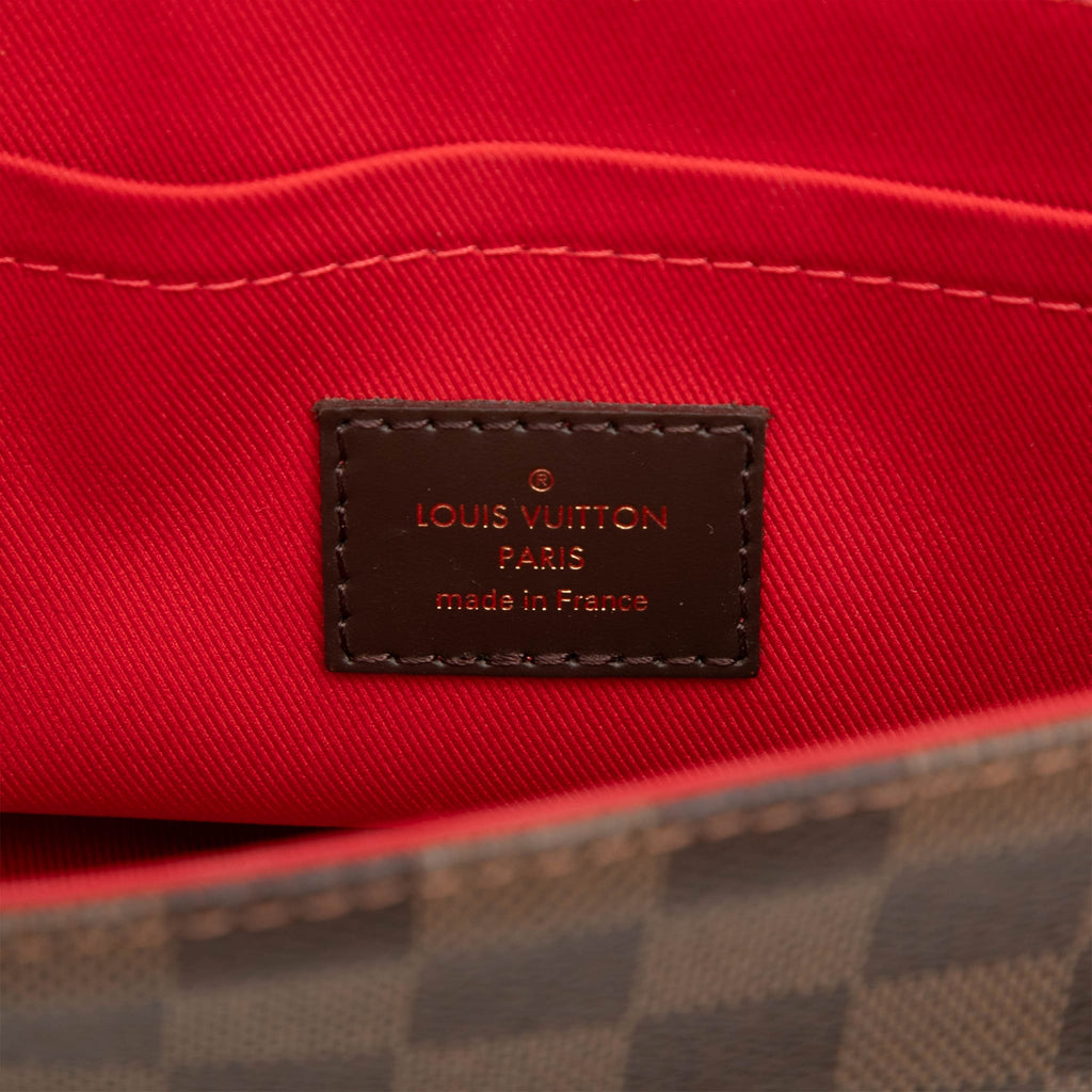 Second hand Louis Vuitton Croisette Canvas Top-handle Crossbody Damier Ebene - Tabita Bags