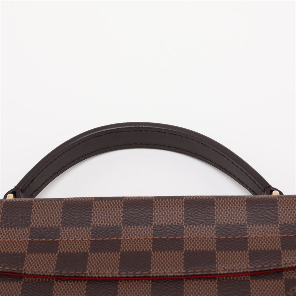 Second hand Louis Vuitton Croisette Canvas Top-handle Crossbody Damier Ebene - Tabita Bags