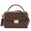 Second hand Louis Vuitton Croisette Canvas Top-handle Crossbody Damier Ebene - Tabita Bags