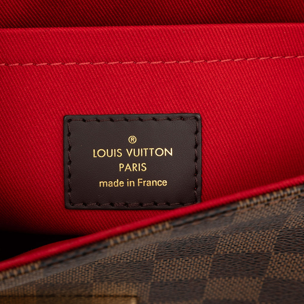 Second hand Louis Vuitton Croisette Canvas Top-handle Crossbody Damier Ebene - Tabita Bags