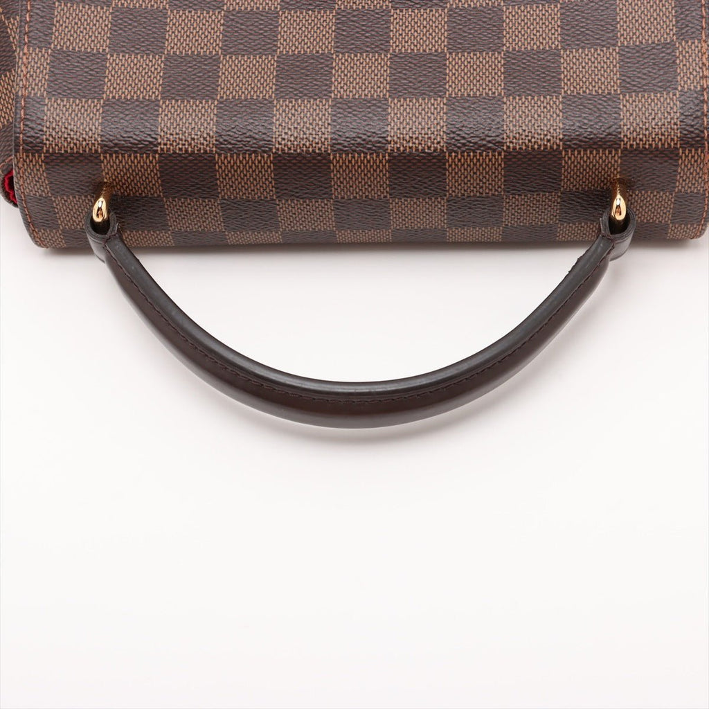 Second hand Louis Vuitton Croisette Canvas Top-handle Crossbody Damier Ebene - Tabita Bags
