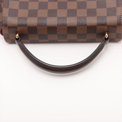 Second hand Louis Vuitton Croisette Canvas Top-handle Crossbody Damier Ebene - Tabita Bags