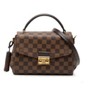 Second hand Louis Vuitton Croisette Canvas Top-handle Crossbody Damier Ebene - Tabita Bags