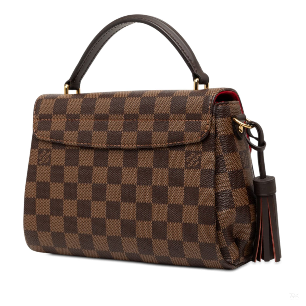 Second hand Louis Vuitton Croisette Canvas Top-handle Crossbody Damier Ebene - Tabita Bags