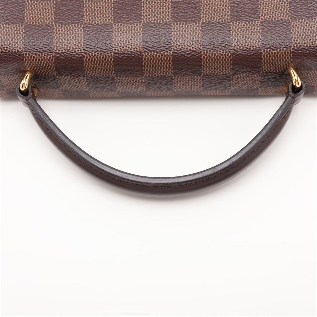Second hand Louis Vuitton Croisette Canvas Top-handle Crossbody Damier Ebene - Tabita Bags