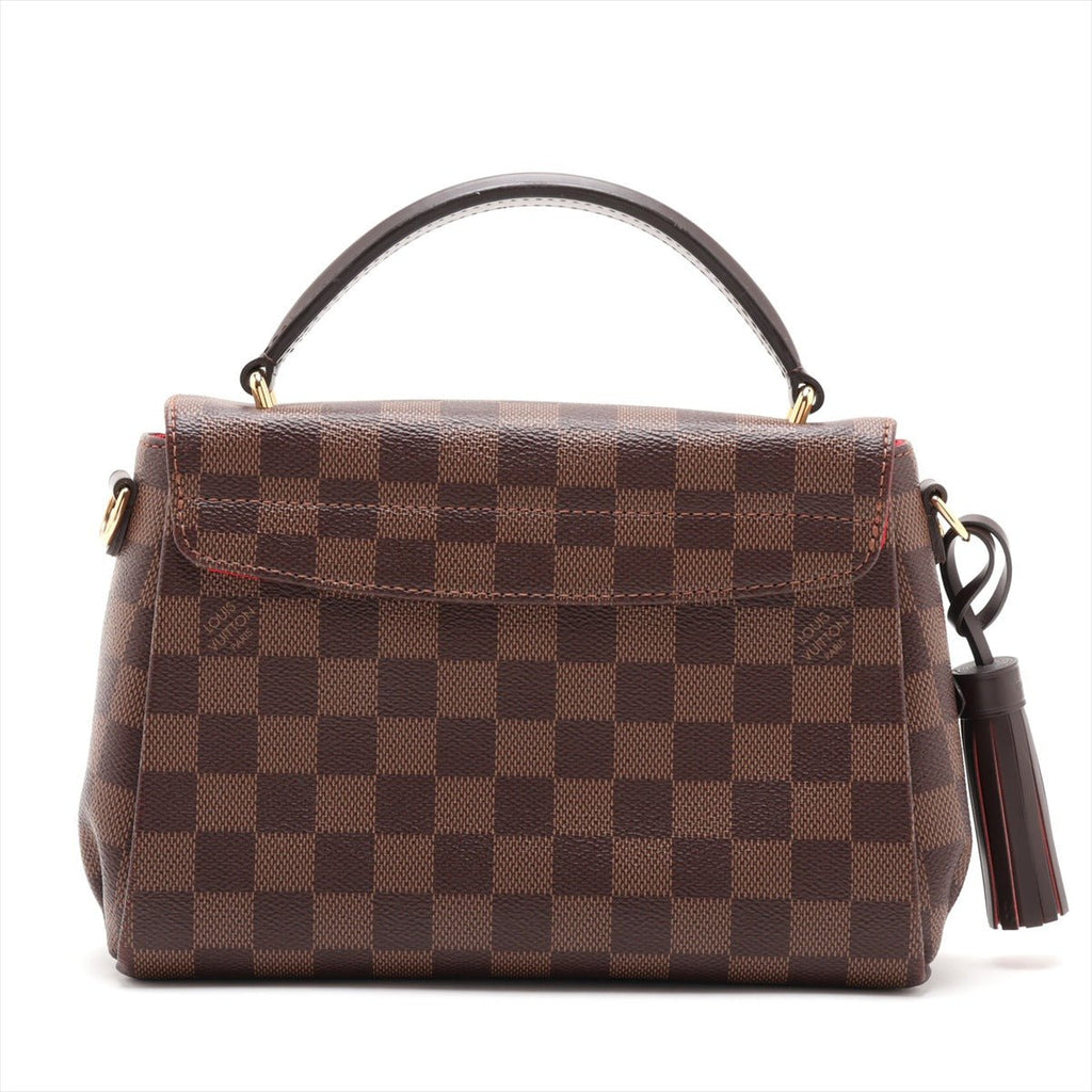 Second hand Louis Vuitton Croisette Canvas Top-handle Crossbody Damier Ebene - Tabita Bags