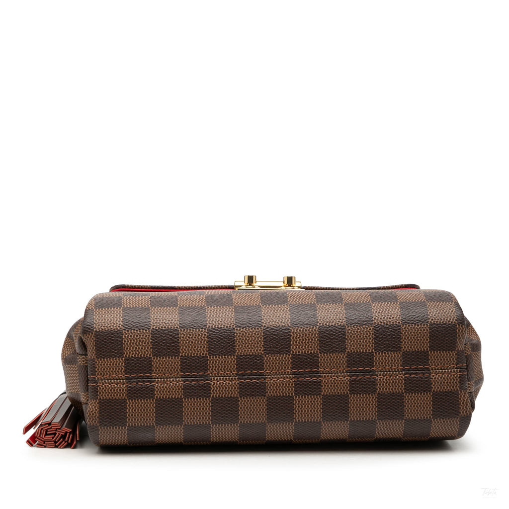 Second hand Louis Vuitton Croisette Canvas Top-handle Crossbody Damier Ebene - Tabita Bags