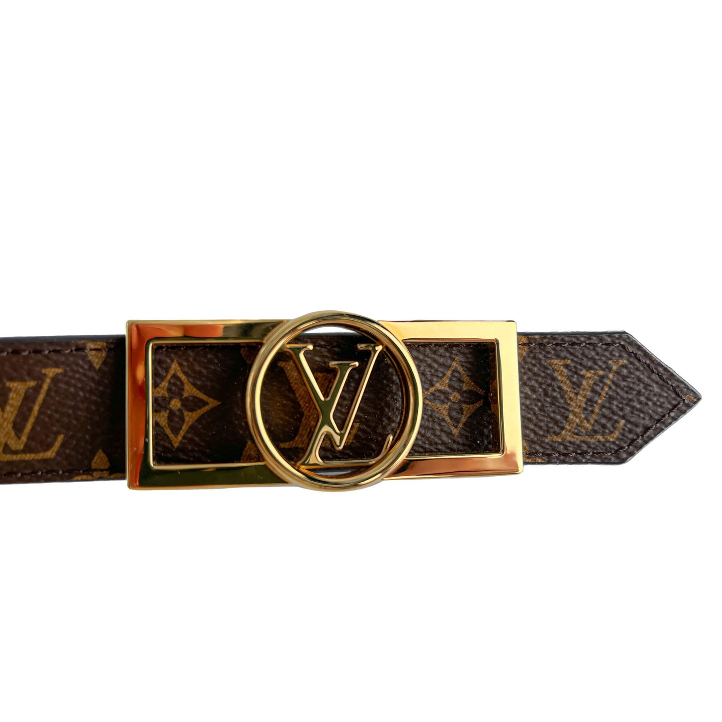 Second hand Louis Vuitton Dauphine Canvas Reversible Medium Belt Monogram - Tabita Bags