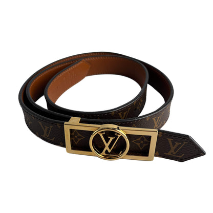 Second hand Louis Vuitton Dauphine Canvas Reversible Medium Belt Monogram - Tabita Bags