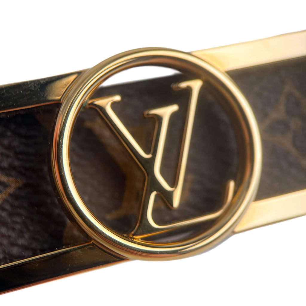 Second hand Louis Vuitton Dauphine Canvas Reversible Medium Belt Monogram - Tabita Bags