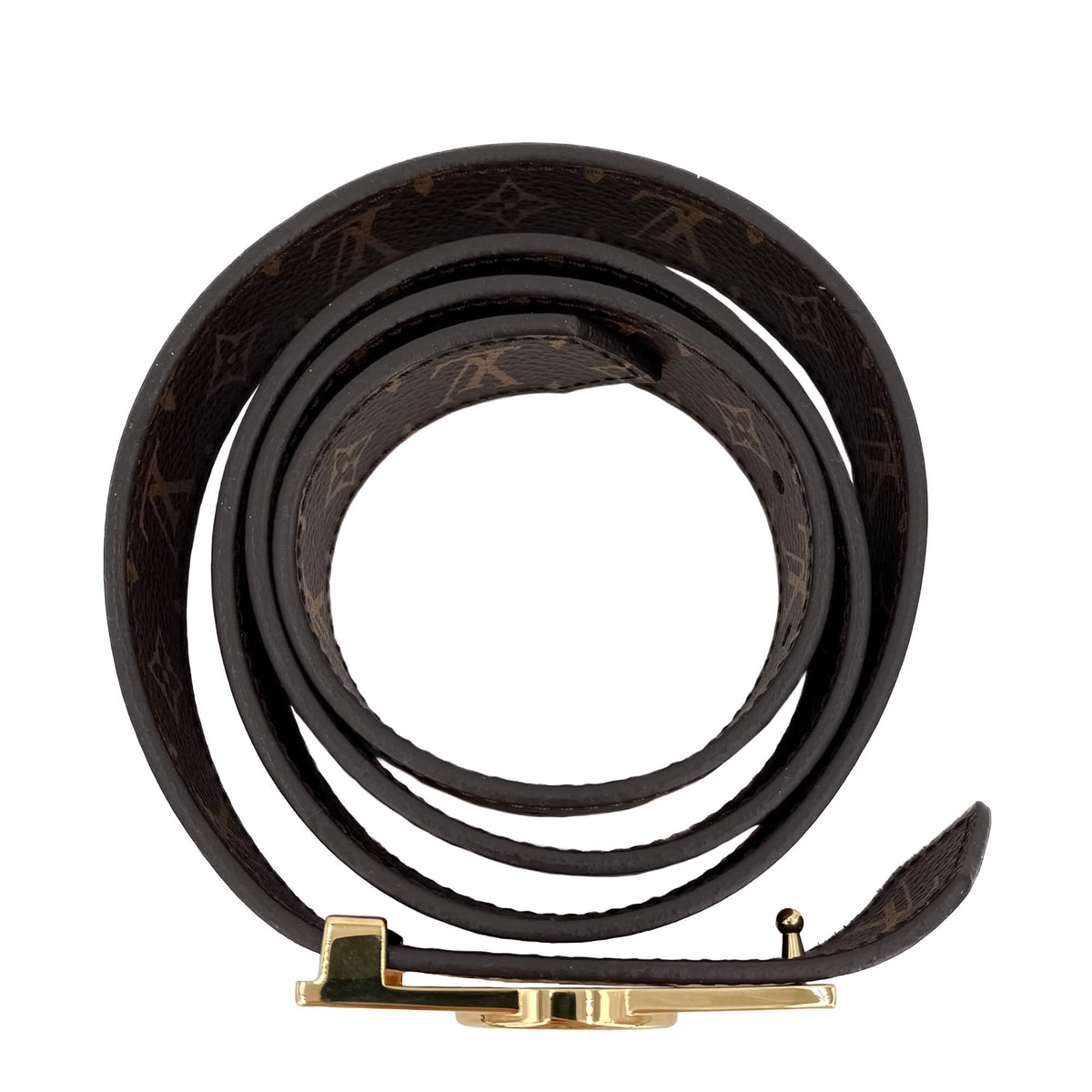 Second hand Louis Vuitton Dauphine Reversible Canvas Medium Belt 90/36 Monogram - Tabita Bags