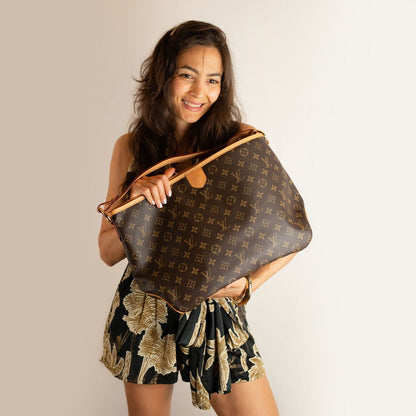 Second hand Louis Vuitton Delightful PM Canvas Shoulder Bag Monogram - Tabita Bags