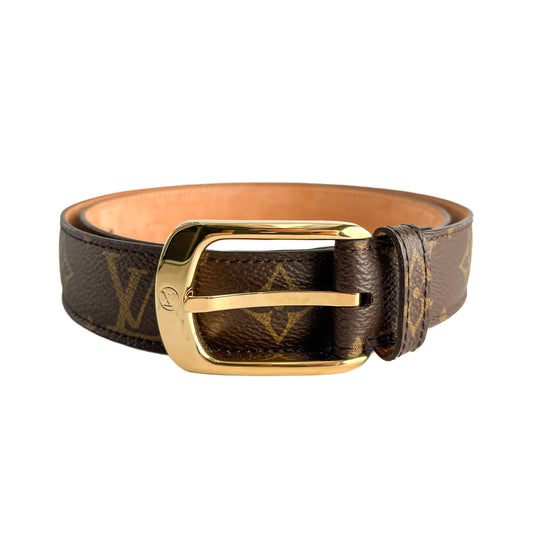 Second hand Louis Vuitton Ellipse Canvas Medium Belt Monogram - Tabita Bags