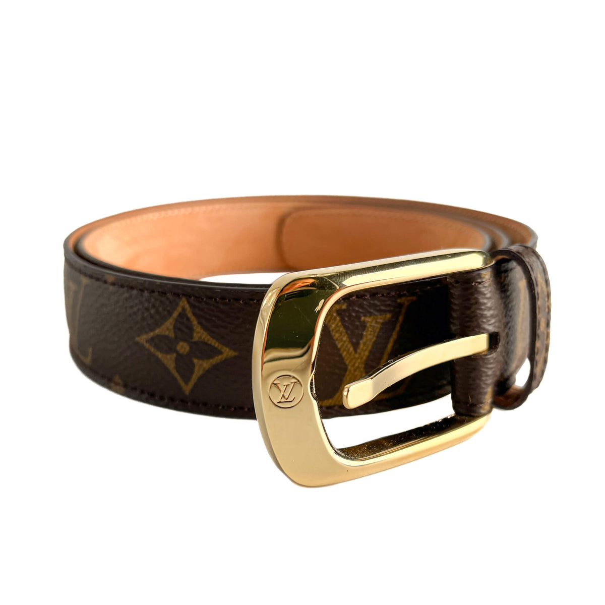 Second hand Louis Vuitton Ellipse Canvas Medium Belt Monogram - Tabita Bags