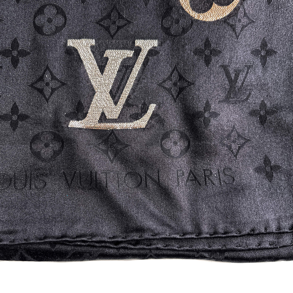 Second hand Louis Vuitton Embossed Monogram Silk Foulard Monogram - Tabita Bags