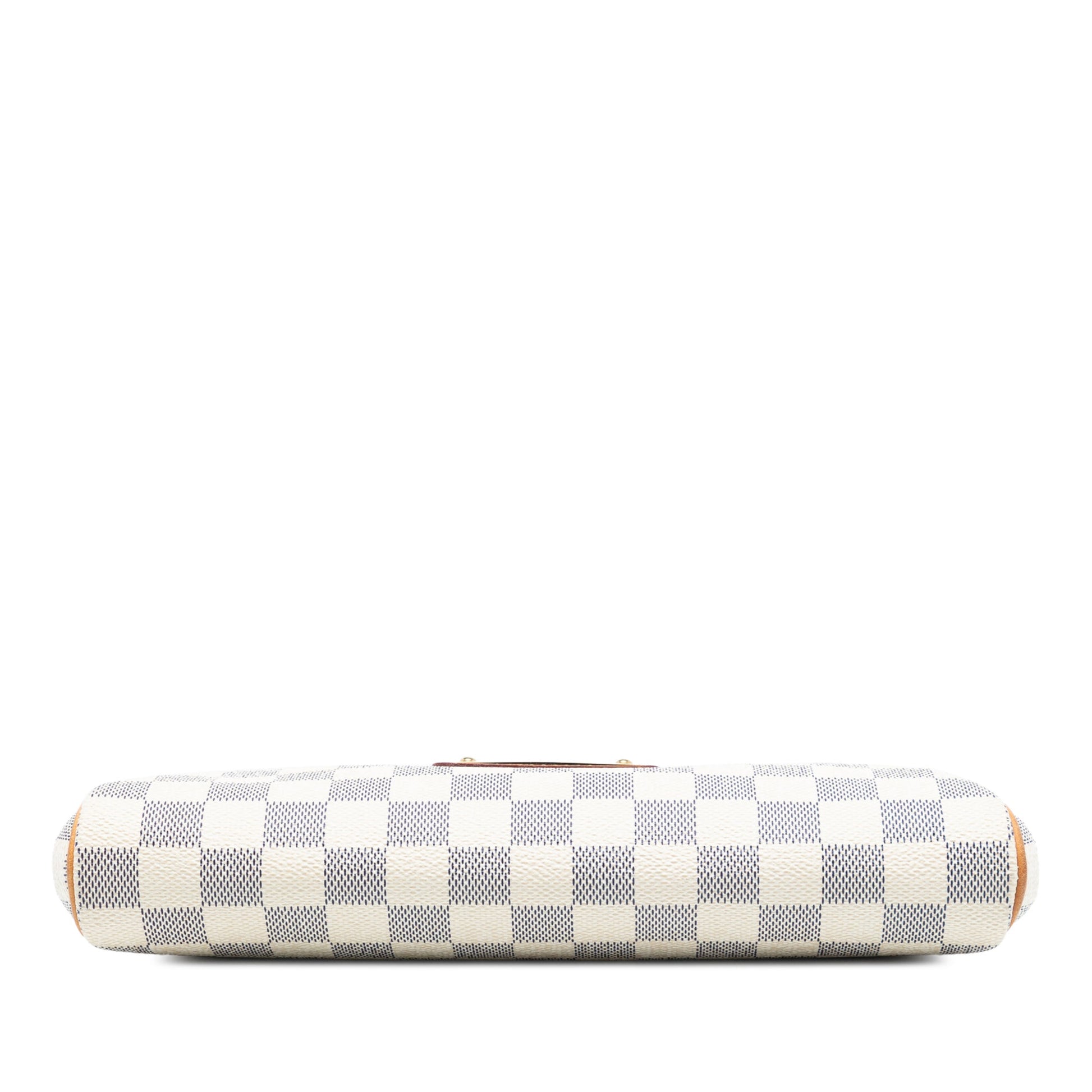 Second hand Louis Vuitton Eva Canvas Pouch Clutch Damier Azur - Tabita Bags