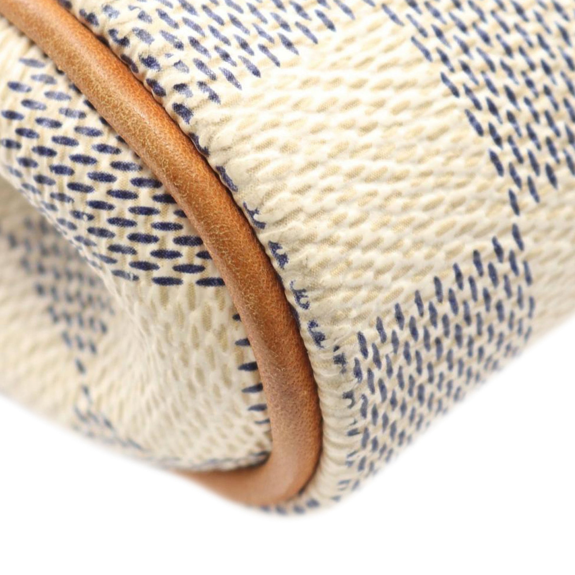 Second hand Louis Vuitton Eva Canvas Pouch Clutch Damier Azur - Tabita Bags