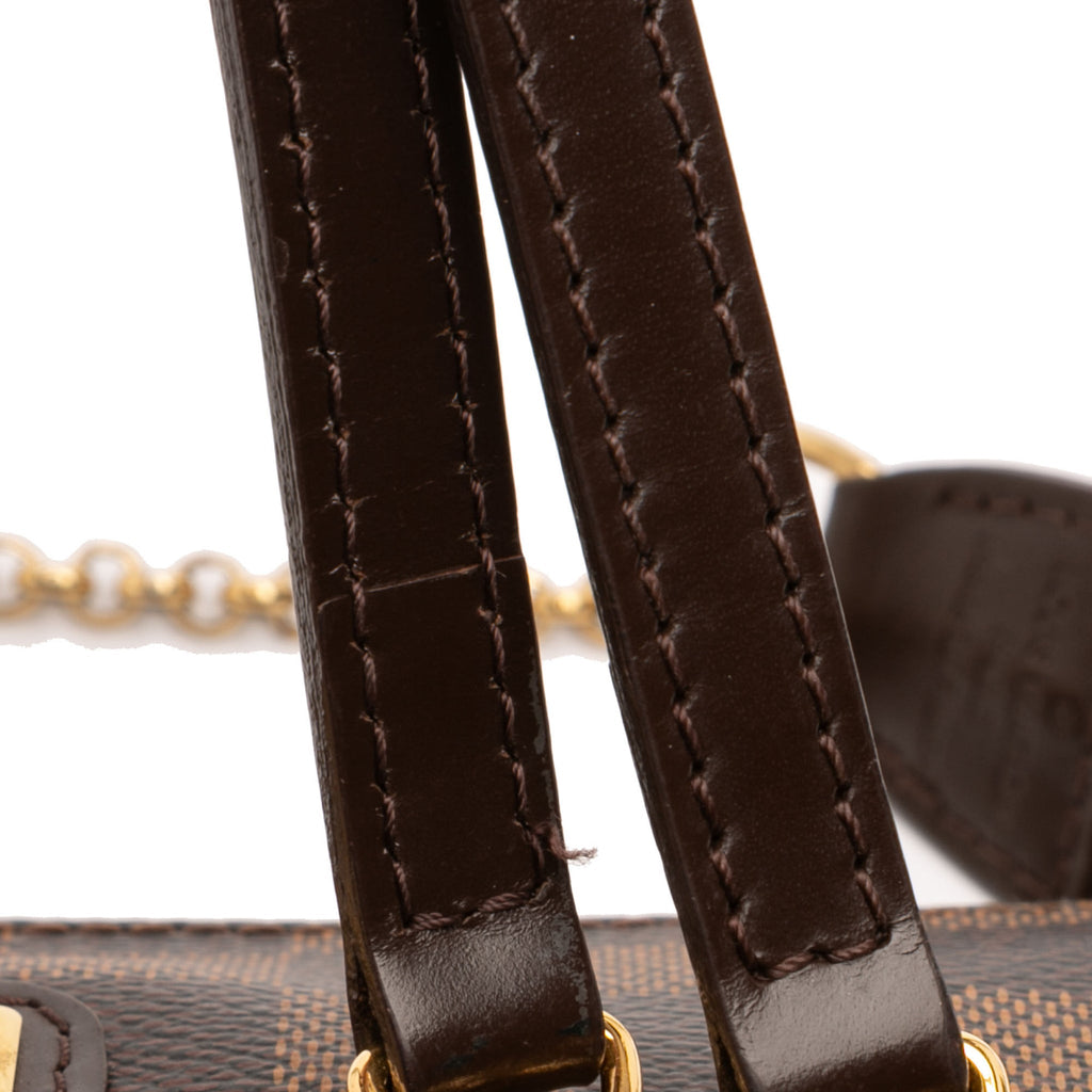 Second hand Louis Vuitton Eva Canvas Pouch Clutch Damier Ebene - Tabita Bags