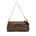 Second hand Louis Vuitton Eva Canvas Pouch Clutch Damier Ebene - Tabita Bags