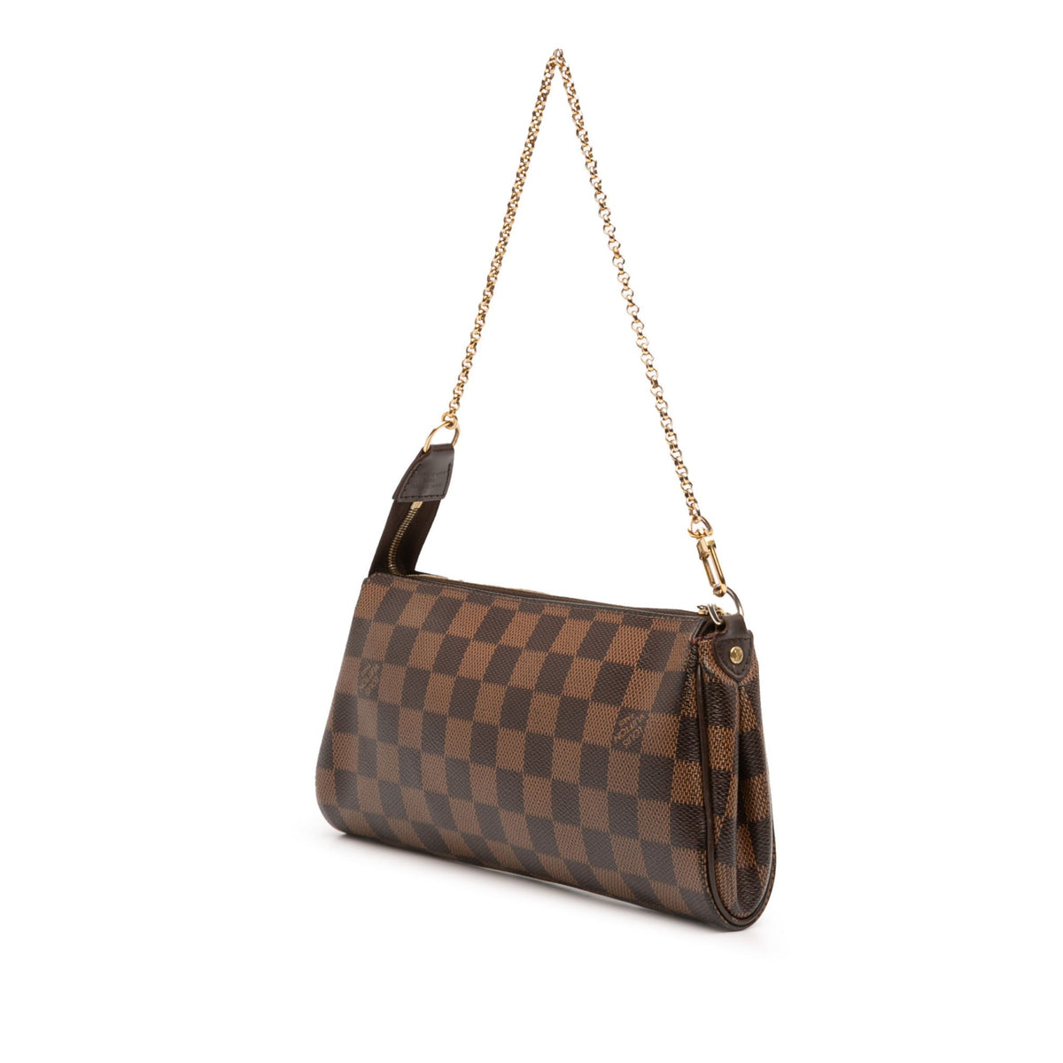 Second hand Louis Vuitton Eva Canvas Pouch Clutch Damier Ebene - Tabita Bags